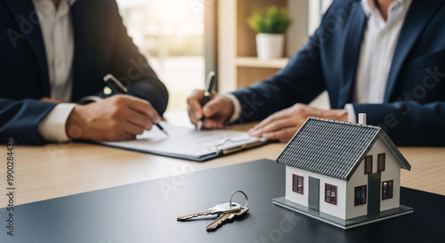 Signature de contrat et transaction immobilière