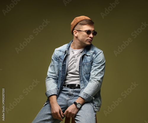 Bild auf Leinwand Fashion model