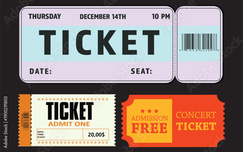  event admission tickets