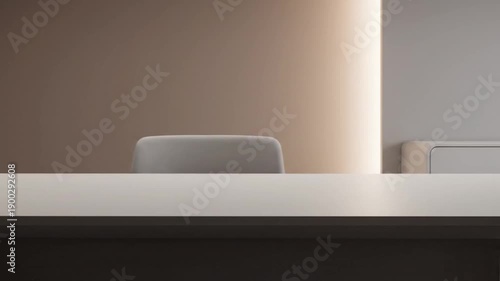 Minimal Beige Podium Scene with Soft Lighting 4K Product Display Background