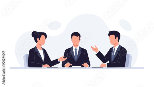 Business meeting, teamwork, discussion, strategy, negotiation, corporate professionals