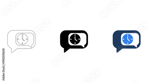 modern customer service concept featuring 24_7 chat support and always-available communication, represented by series of