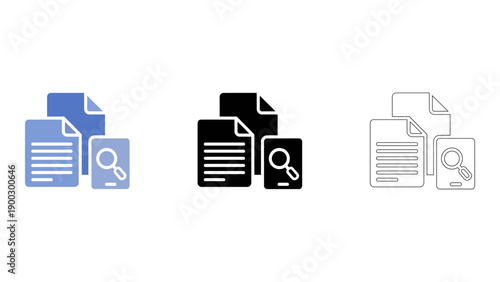 professional designer working on report analysis project, reviewing documents and discovering insights on computer scree