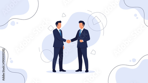 Businessmen shaking hands, partnership, agreement, success, teamwork, collaboration concept