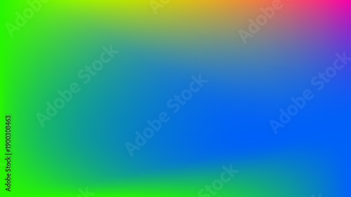 Gradient of green, yellow, and blue colors create a colorful abstract background. Ideal for backgrounds, designs, and creative projects.