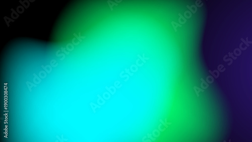 Blurred abstract light in green and blue colors. Perfect for backgrounds, overlays, and digital art projects with a vibrant touch.