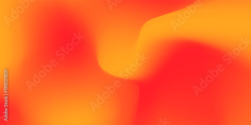 Abstract fluid gradient background with warm orange, amber, and soft red tones blending smoothly.
