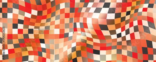 Geometric background with shallow depth of field