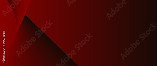 Elegant abstract background featuring deep red geometric folds and dramatic shadows.