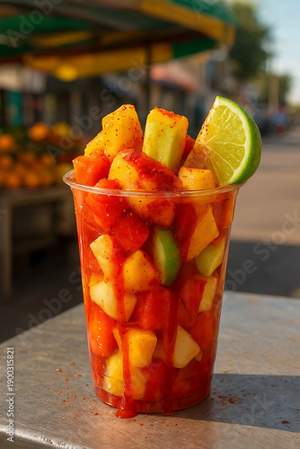 Street Fruit Cup with Chamoy