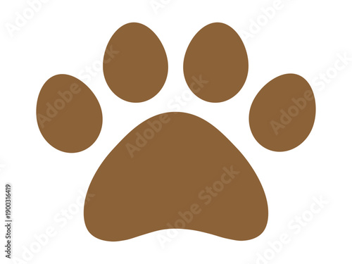 ペットサイト向け動物の肉球アイコン