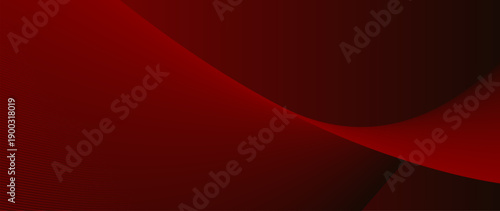 Elegant abstract background featuring smooth, flowing deep red curves and subtle gradients for a sophisticated, modern look.