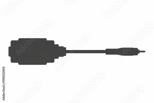 Screw Driver Silhouette: An isolated silhouette of a versatile screwdriver, a symbol of precision, useful for various repair and construction tasks.