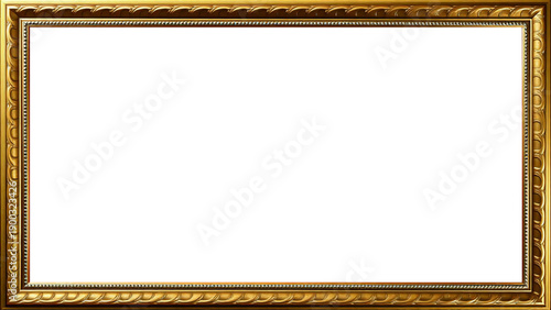 Marco Dorado Antiguo Premium Diseño Ornamental Metálico | Para Enmarcar Fotografía, Obra de Arte, Certificado, Diploma, Invitaciones, etc.