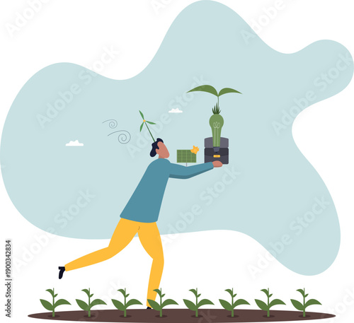 Alternative energy and agriculture. The concept of purity of nature.