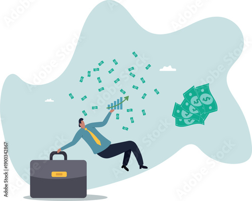 achieve success and make a lot of money.about a man and his life.