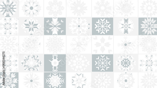 Elegant sunflower mosaic seamless pattern with floral motifs in navy blue and golden yellow vector.