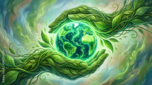 Earth Day Illustration