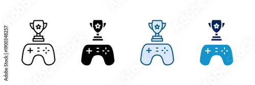 Esports League Icon Set Multiple Style Collection