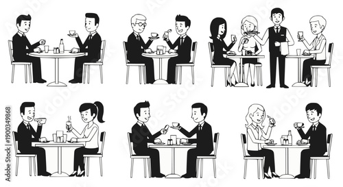 Whimsical illustration of a whisk, simple and charming, perfect for cooking or kitchen-themed designs.