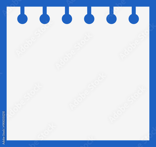 구멍뚫린 메모지 종이_배경포함