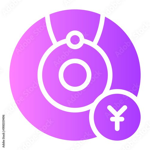 yuan gradient icon