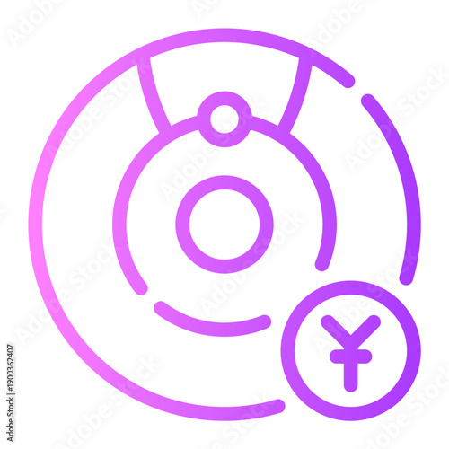 yuan gradient icon