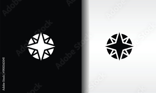 Cardinal Direction Vector, Icon Or Logo Sign Isolated Symbol Illustration