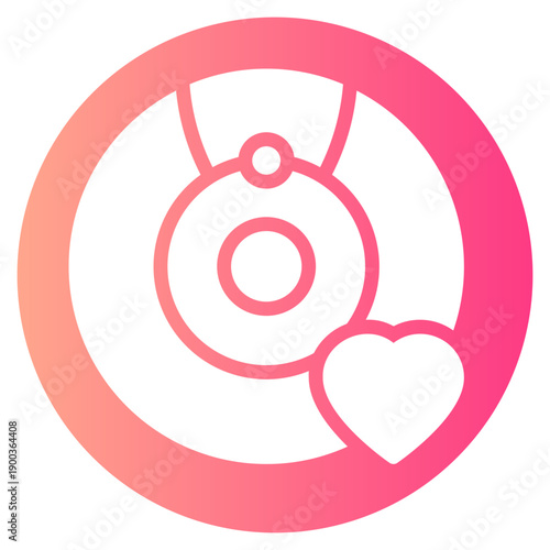 love gradient icon