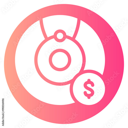 money gradient icon