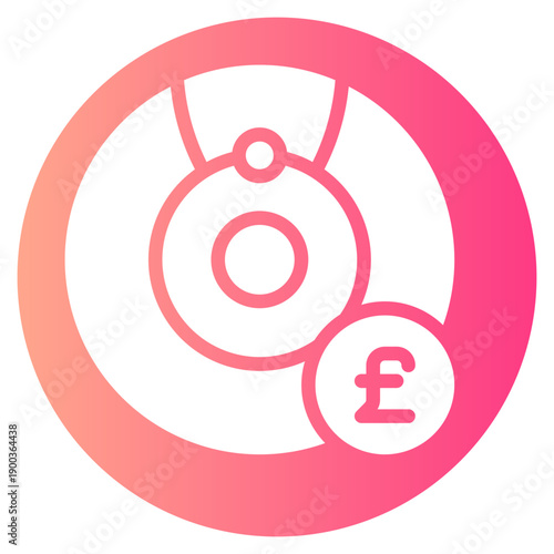 pound gradient icon