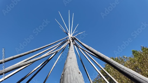 Wallpaper Mural Teepee in the Canadian Rockies Torontodigital.ca