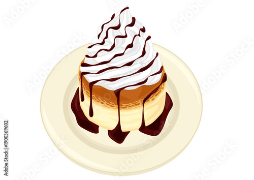 スフレパンケーキ