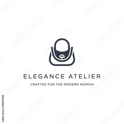 Elegant Handbag Logo Design for Women.