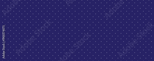 Minimalist navy blue background with seamless white dotted pattern texture