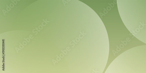 Abstract Green Circles Background With Soft Gradient And Circular Overlays For Design And Wallpaper modern illustration eps10