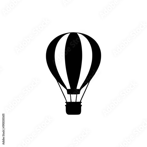 Hot air balloon / ballooning ride flat icon