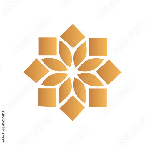 Islamic Geometric Floral Ornament