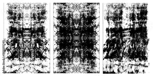 Vintage grunge paper texture. Old worn overlay distressed background. Torn and crumpled pattern for poster or vinyl album cover. Vector illustration of rough, dirty, grainy design