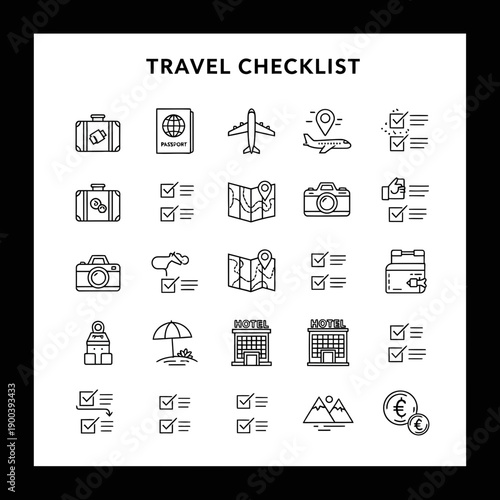 Comprehensive travel checklist for organized adventurers