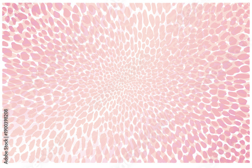 迫ってくる桜吹雪風の明るいピンクとピーチ色グレデーションのかかった抽象テクスチャー