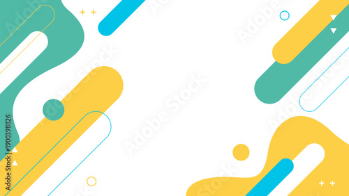 Modern flat geometric abstract background, vector illustration, suitable for business templates, sale banners, wallpapers, covers, presentations, websites and pages