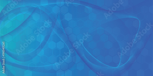 Molecular abstract structure and genetic engineering DNA. Healthcare and medicine background concept. Scientific research background. Wave flow. Innovation pattern. Vector illustration.