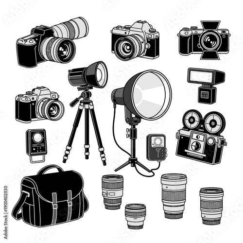 Photography and Videography Equipment Collection