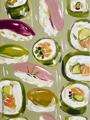 Sushi Illustration