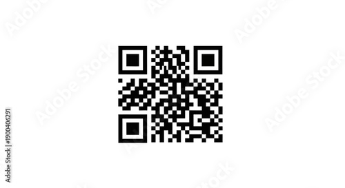 Black and white QR code symbol.