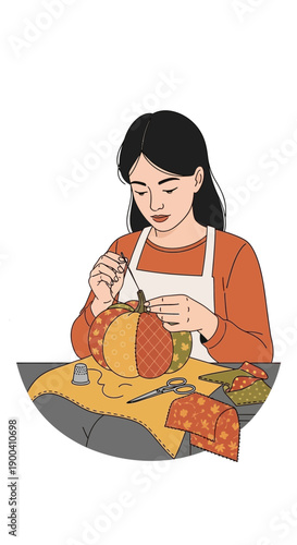 Crafting Autumnal Comfort Cozy Textile Artistry Creating Fall Decor