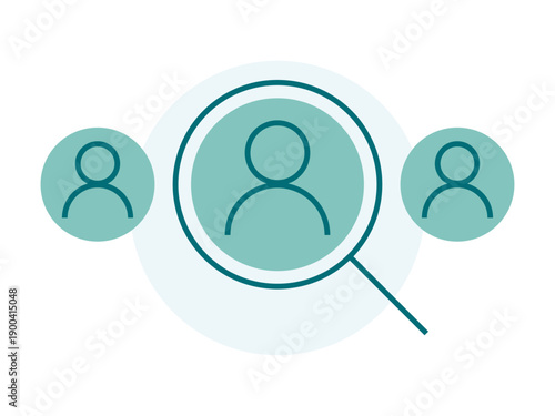 Recruitment icon. Office icon design. Simple filled and outline icon. Vector icon.