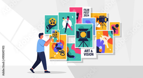 Creative Film Festival Posters Inspiring Cinematic Vision And Artistic Talent