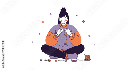 Creative Crafting Session Handmade Jewelry Design Process